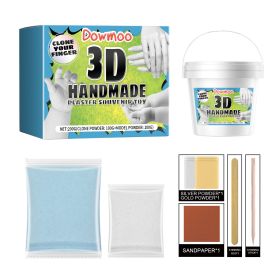 Dowmoo 3D Handmade Commemorative Model, Lovers Festival Homemade Crafts Three-Dimensional Hand And Foot Plaster Gift